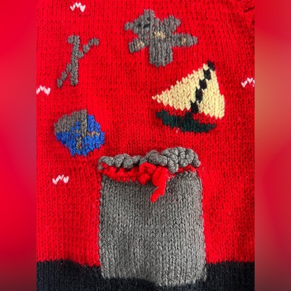 Rare Vintage BEREK 100% Wool Holiday Knitted
Christmas Sweater Vest Size Medium - Picture 12 of 14